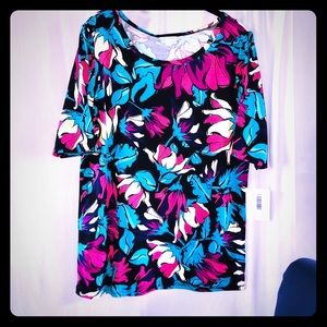Lularoe Gigi Floral Print Top